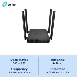 TP LINK Archer C54 AC1200 Dual Band Wi-Fi Router