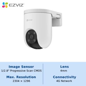 Ezviz Pan & Tilt Camera H8c 4G