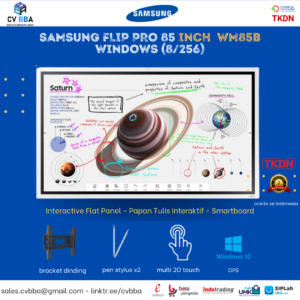 SAMSUNG Smartboard - IFP - Papan Tulis Interaktif TKDN Samsung FLIP 85 - WM85B + OPS